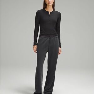 Lulu lemon soft stream high rise pants black size 6